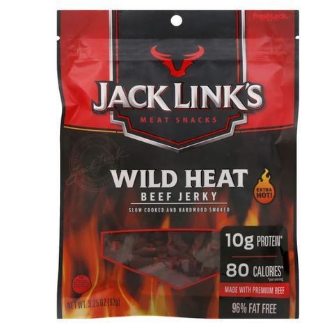 slide 1 of 1, Jack Link's Beef Jerky, Wild Heat, Extra Hot, 3.25 oz