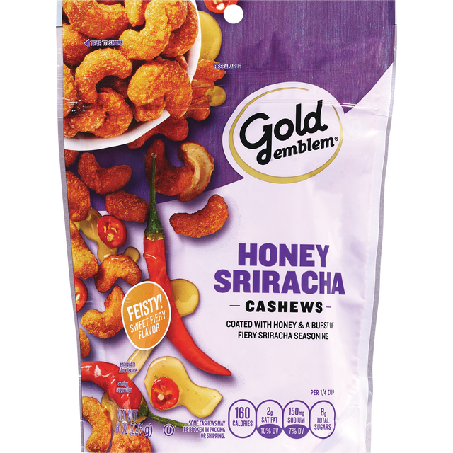 slide 1 of 1, GE Honey Sriracha Cashew, 8 oz