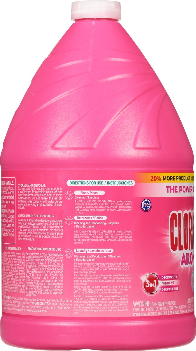 slide 3 of 9, Cloralen Floral Fantasy Bleach, 121 fl oz