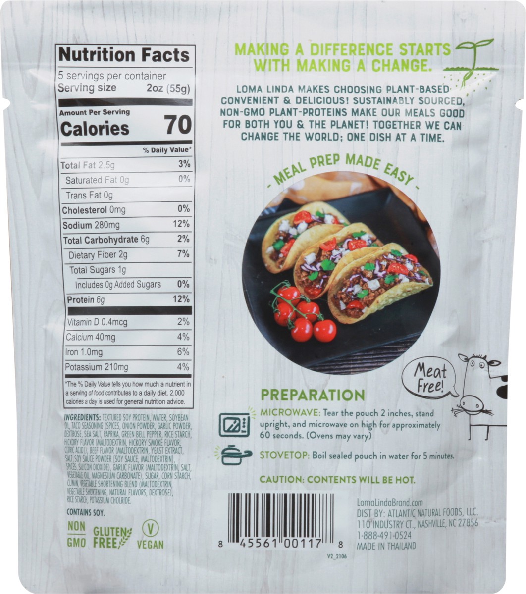 slide 8 of 14, Loma Linda Authentic Seasoning Taco Filling 10 oz, 10 oz