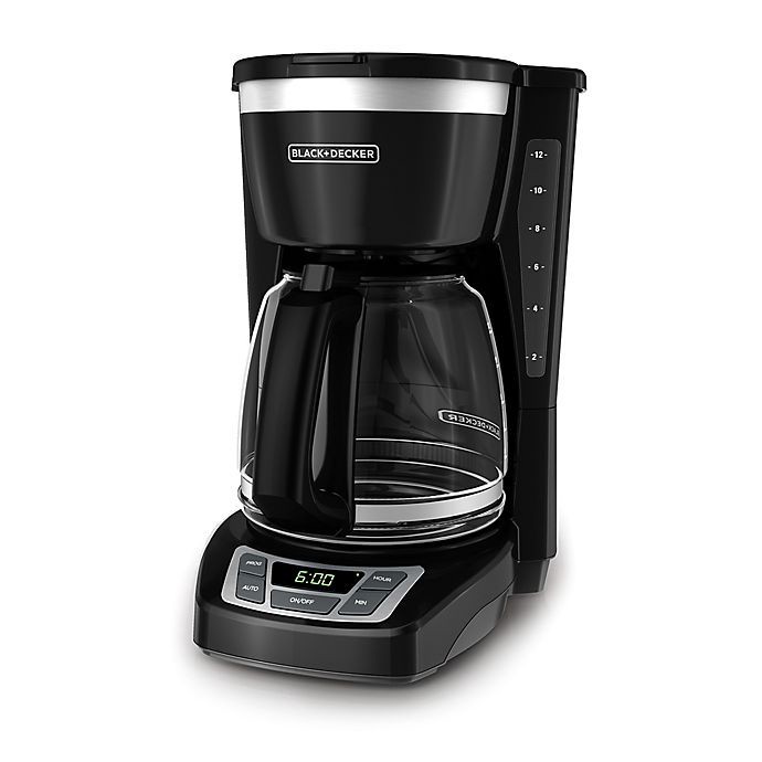 slide 5 of 5, BLACK+DECKER BLACK + DECKER 12Cup Programmable Coffee Maker Black, 1 ct