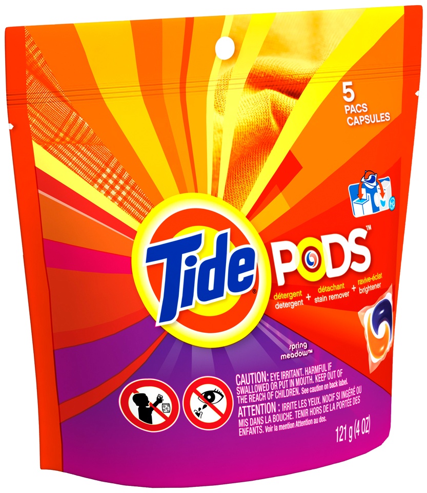 slide 1 of 1, Tide PODS Spring Meadow Scent Laundry Detergent Pacs, 1 ct