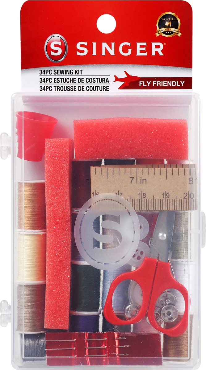 slide 2 of 2, SINGER Fly Friendly Travel Sewing Kit with Storage Case, 1 ct