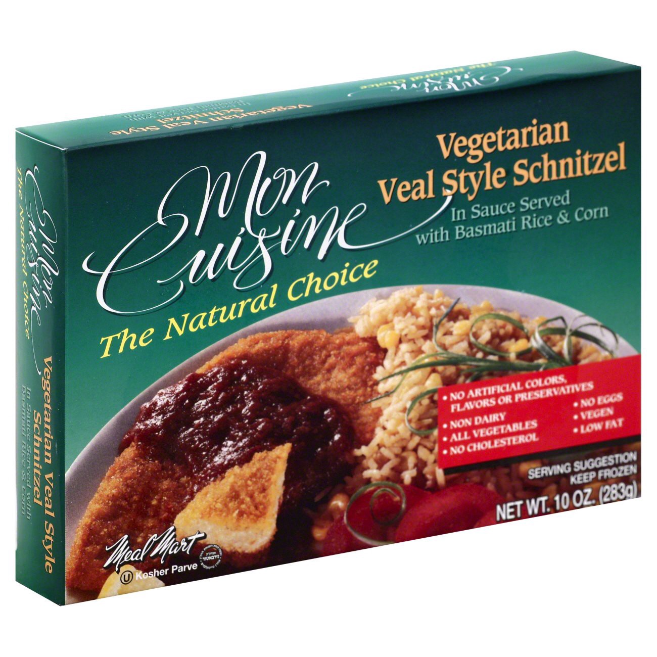 slide 1 of 5, Mon Cuisine Vegetarian Veal Style Schnitzel, 10 oz