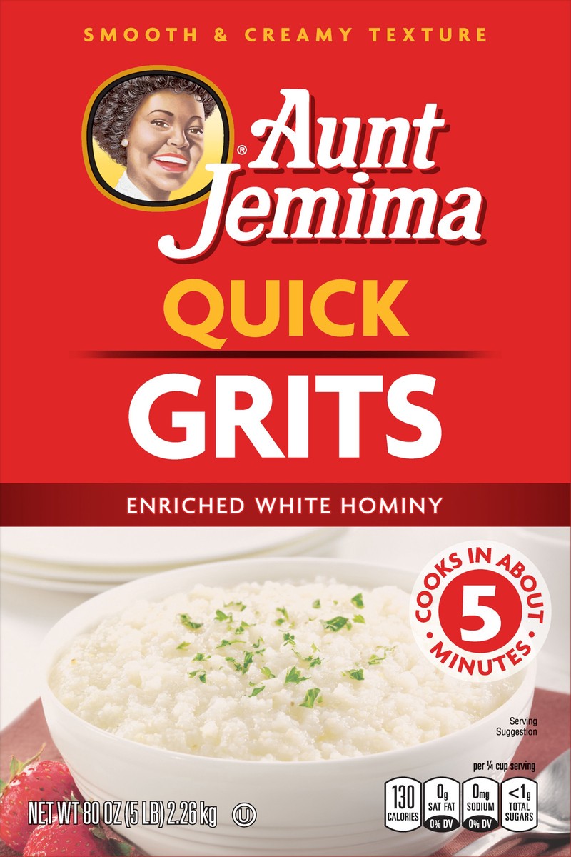 slide 3 of 6, Aunt Jemima Quick Grits 80 Oz, 5 lb