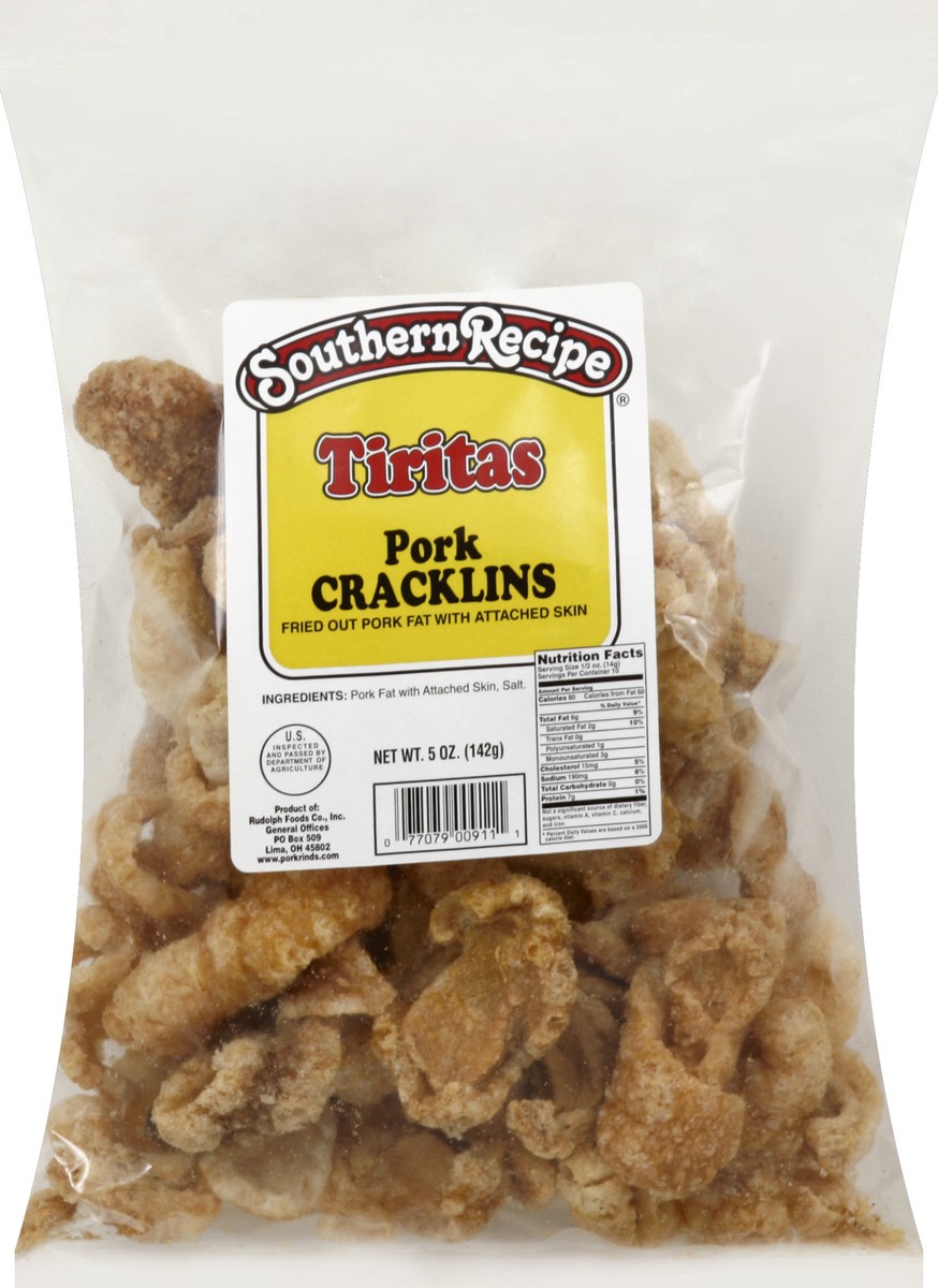 slide 4 of 5, Southern Recipe Foods Cracklins 5 oz, 5 oz