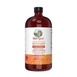 slide 1 of 1, MaryRuth's Peach Mango Liquid Morning Multivitamin +Hair Growth 15.22 fl oz, 15.22 fl oz