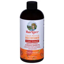 MaryRuth's Peach Mango Liquid Morning Multivitamin +Hair Growth 15.22 fl oz
