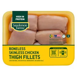 Sanderson Farms Boneless Skinless Chicken Thigh Fillets