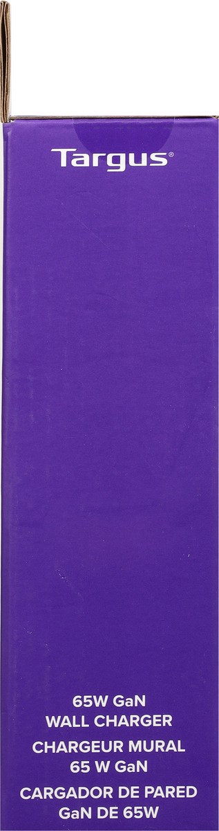 slide 4 of 9, Targus 65W Gan Wall Charger, Black, Apa803Gl, 1 ct