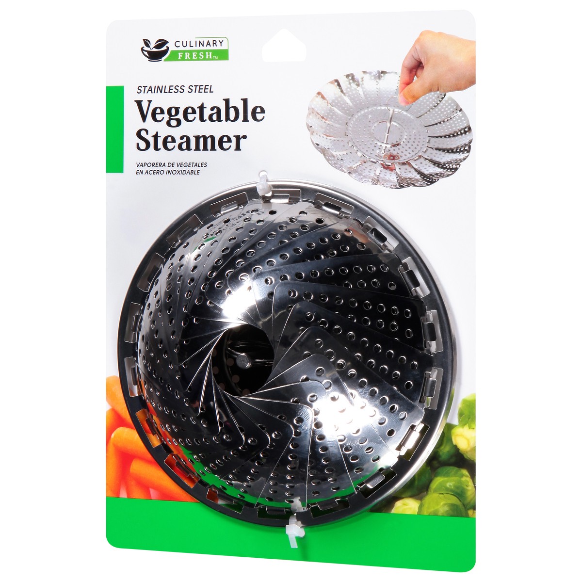 slide 6 of 8, Culinary Fresh Stainless Steel Vegetable Steamer 1 ea, 1 ct