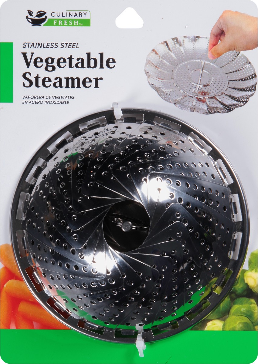 slide 8 of 8, Culinary Fresh Stainless Steel Vegetable Steamer 1 ea, 1 ct