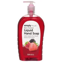 Simply Value Hand Soap Berry 33.81 Oz