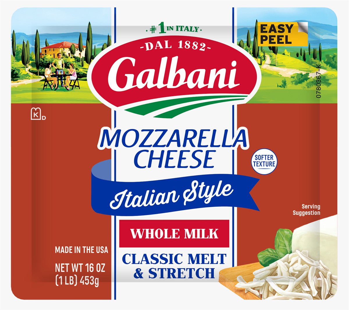 slide 8 of 10, Galbani 16oz Whole Milk Mozzarella, 16 oz