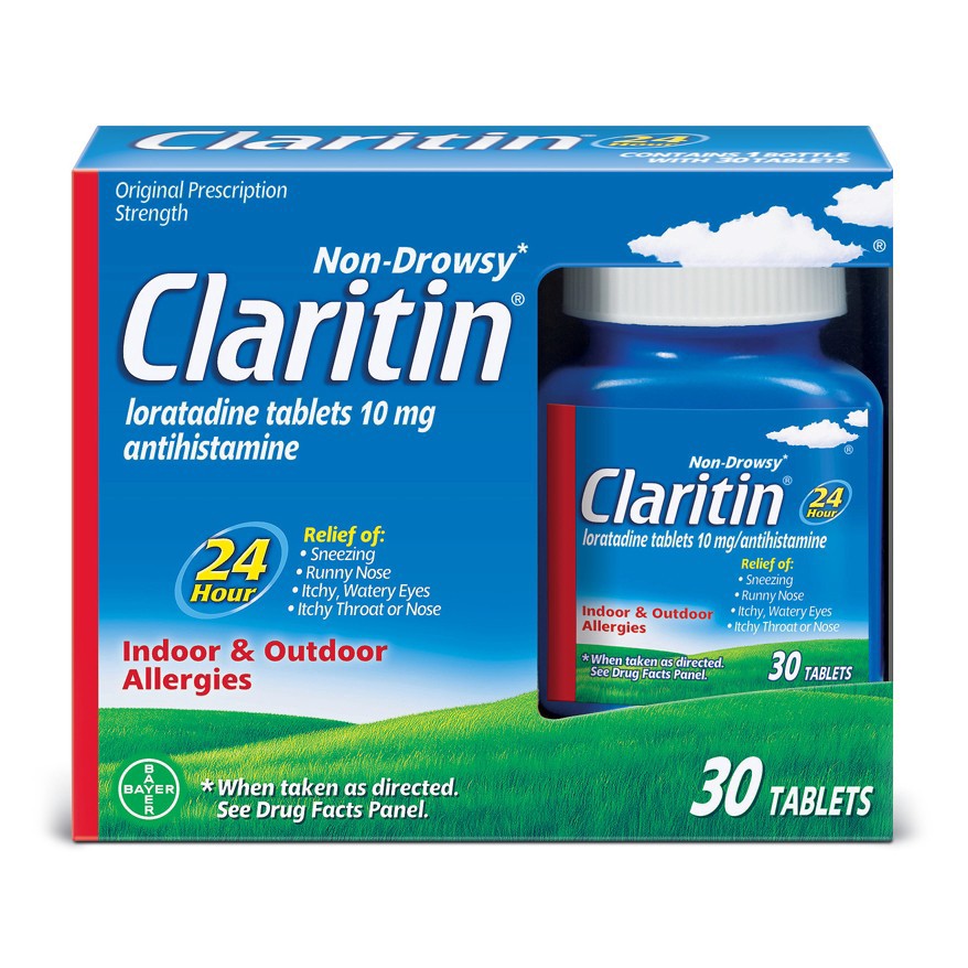 slide 1 of 14, Claritin Non-Drowsy Indoor & Outdoor Allergies Tablets 10Mg, 40 ct