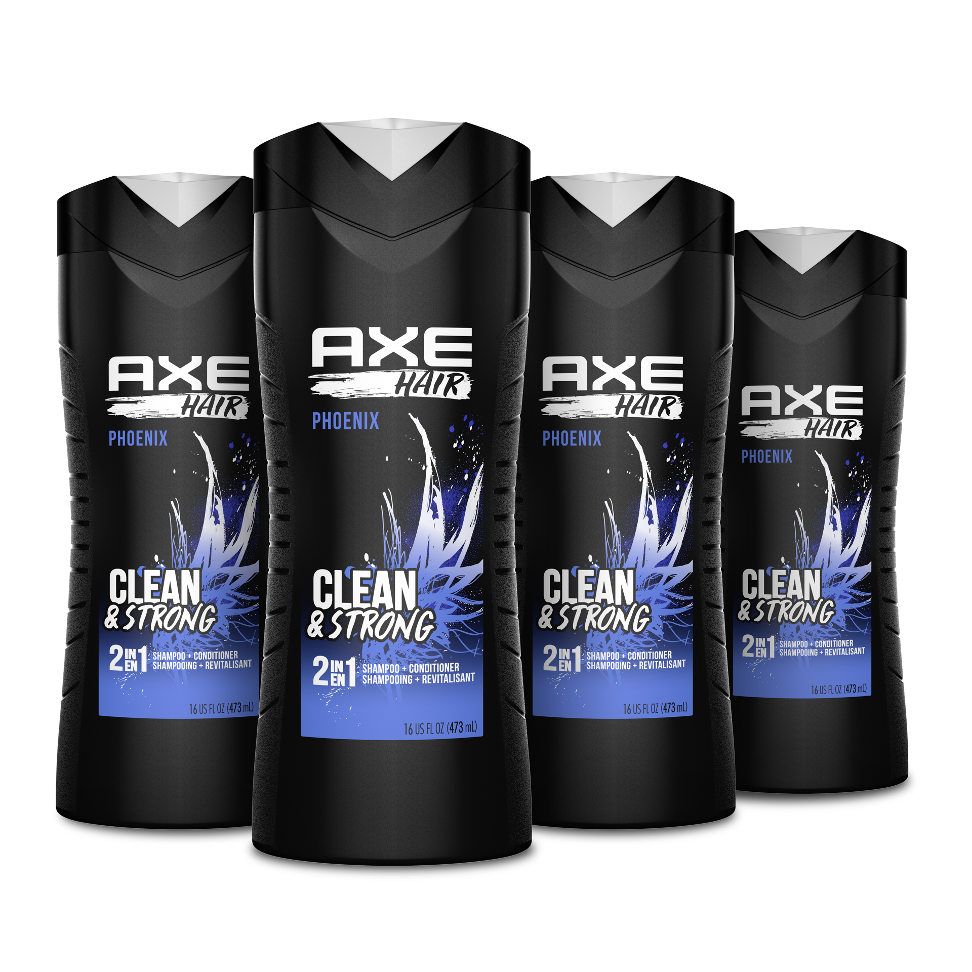 slide 2 of 4, AXE 2-in-1 Shampoo & Conditioner Phoenix Wash & Care, 16 oz, 16 fl oz