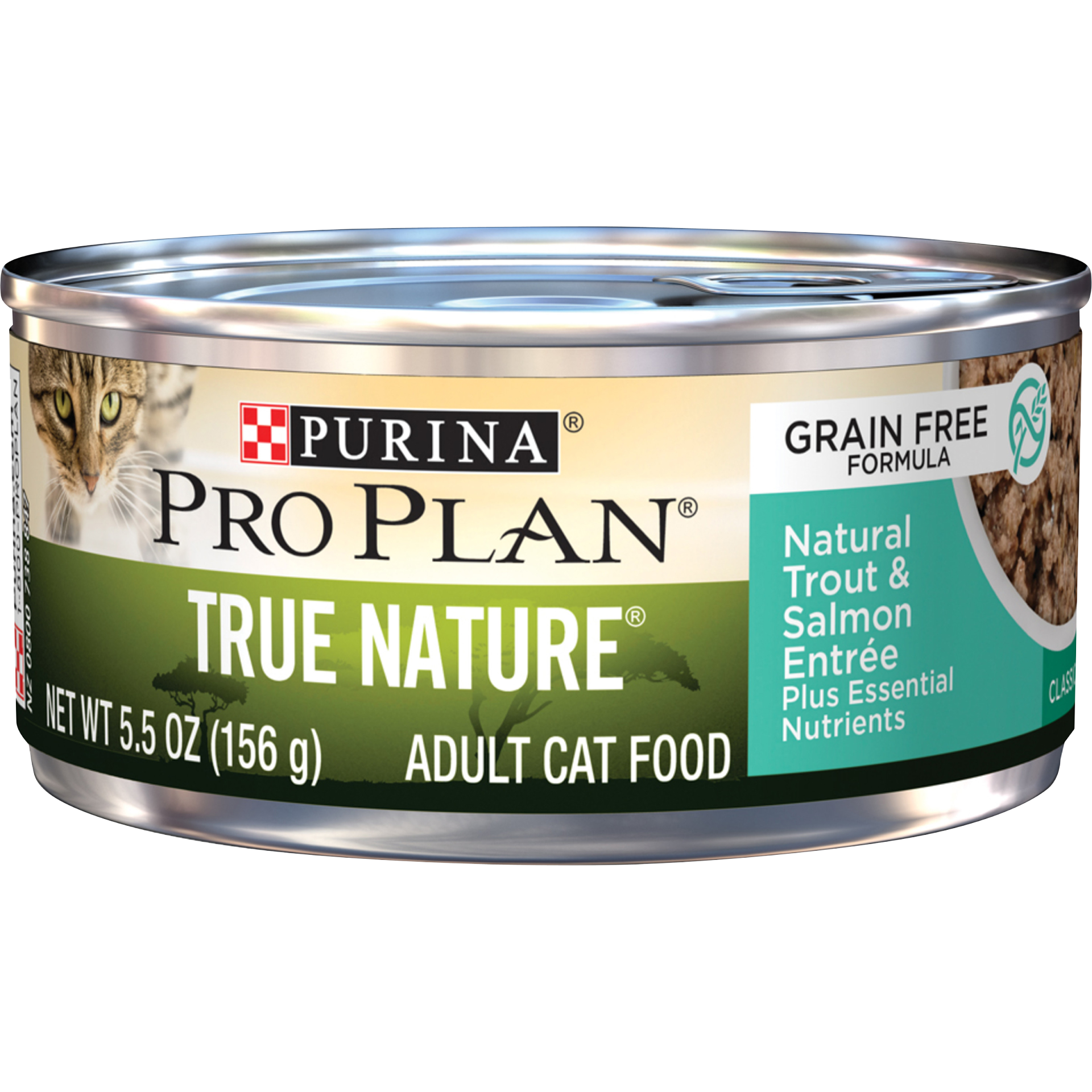 slide 1 of 9, Pro Plan Cat Food Trout & Salmon, 5.5 oz