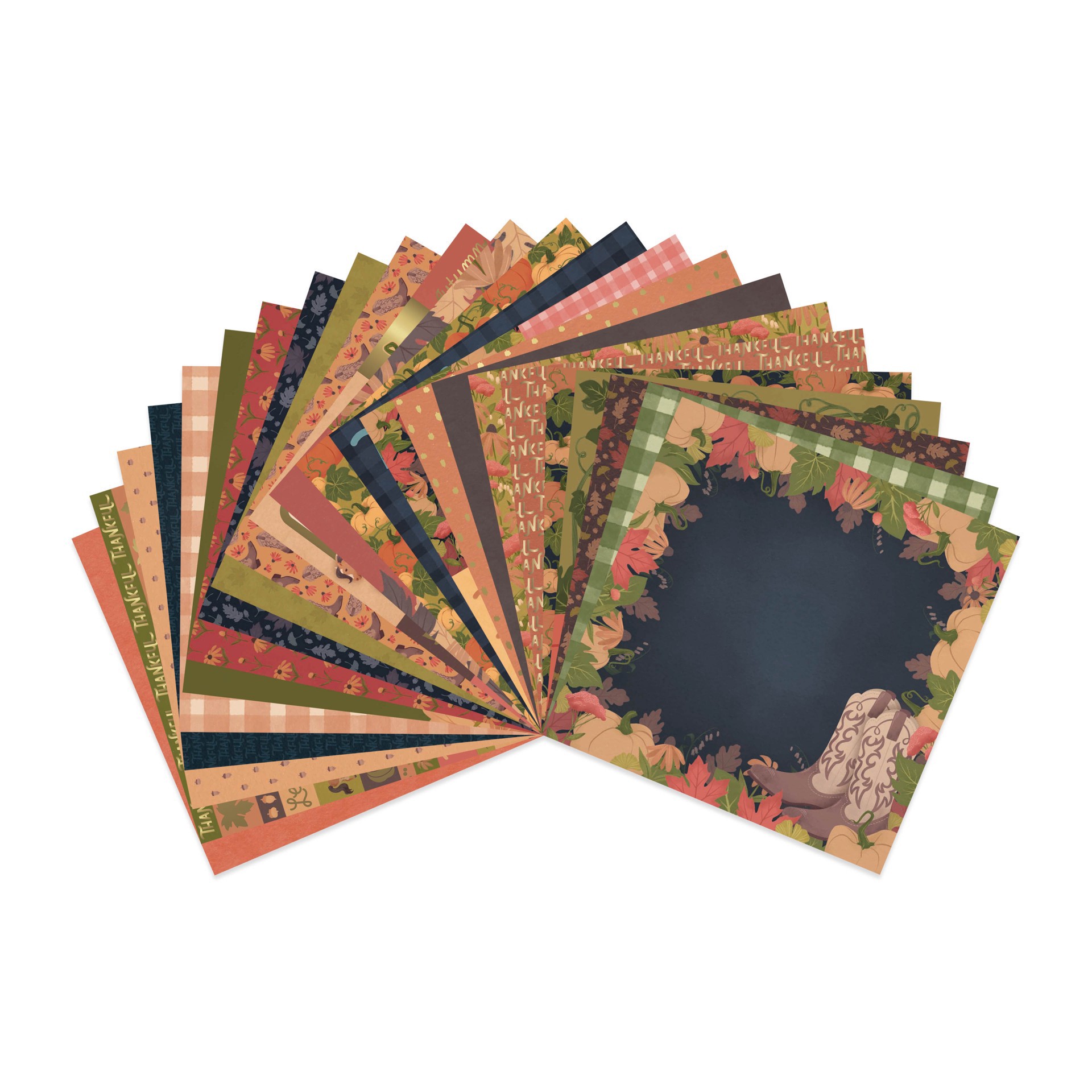 slide 2 of 3, Craft Smith 12" X 12" Western Harvest Paper Pad, 12 in x 12 in