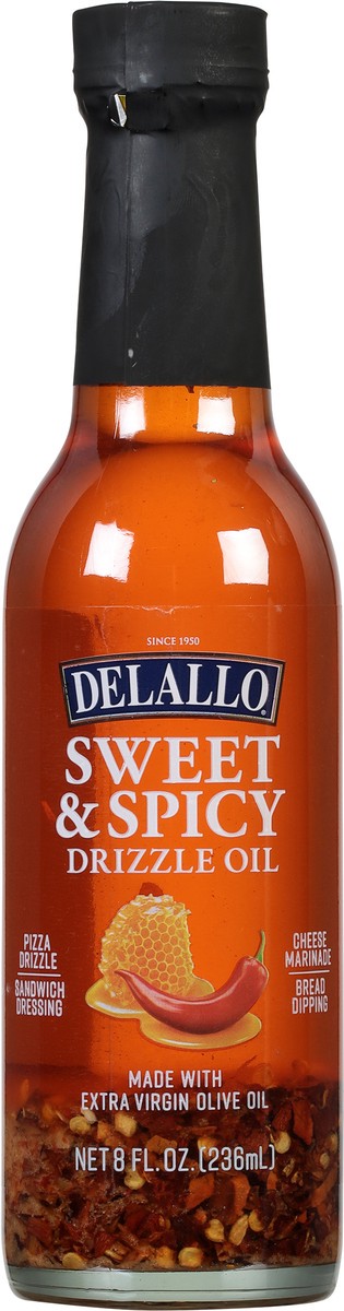slide 11 of 14, DeLallo Sweet/Spicy Drizzle Oil, 8 oz