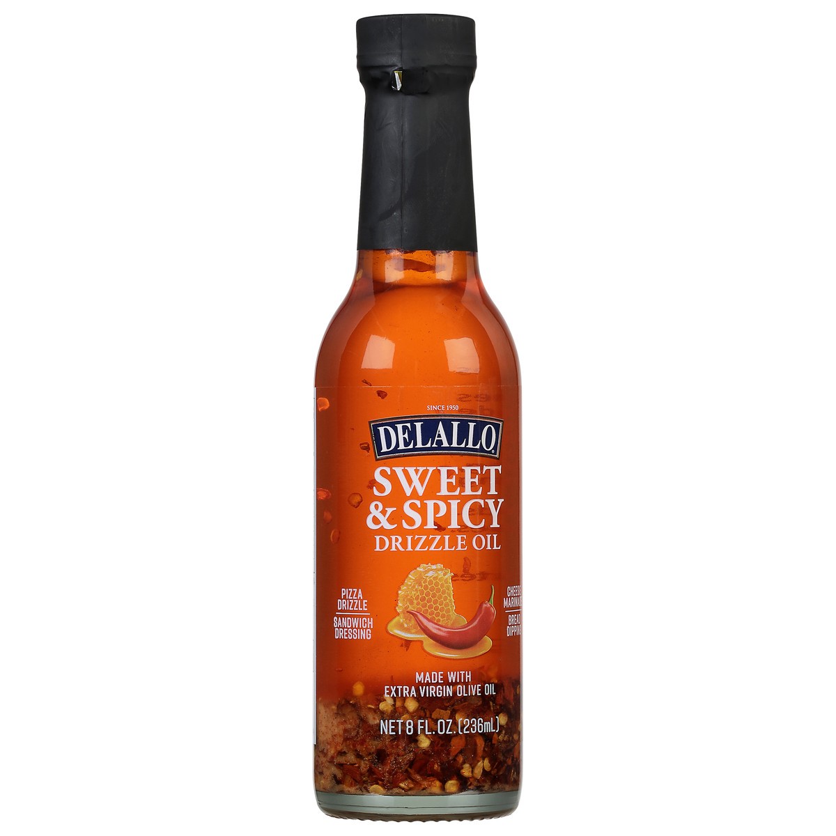 slide 7 of 14, DeLallo Sweet/Spicy Drizzle Oil, 8 oz