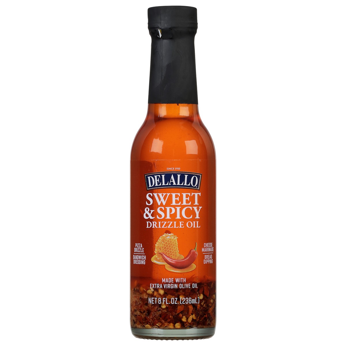 slide 4 of 14, DeLallo Sweet/Spicy Drizzle Oil, 8 oz