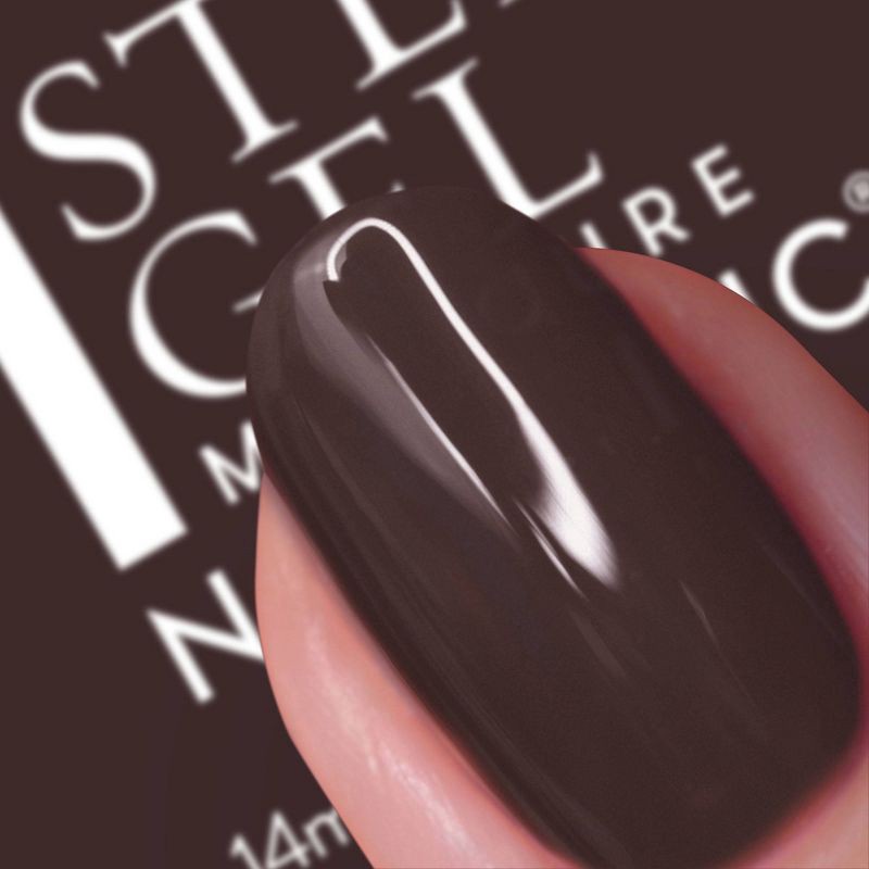 slide 3 of 7, Nails Inc. Go Top Less Kourtney Nail Polish - Brown Creme - 0.47 fl oz, 0.47 fl oz
