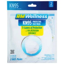 RM Wellness KN95 Face Mask 2 ea