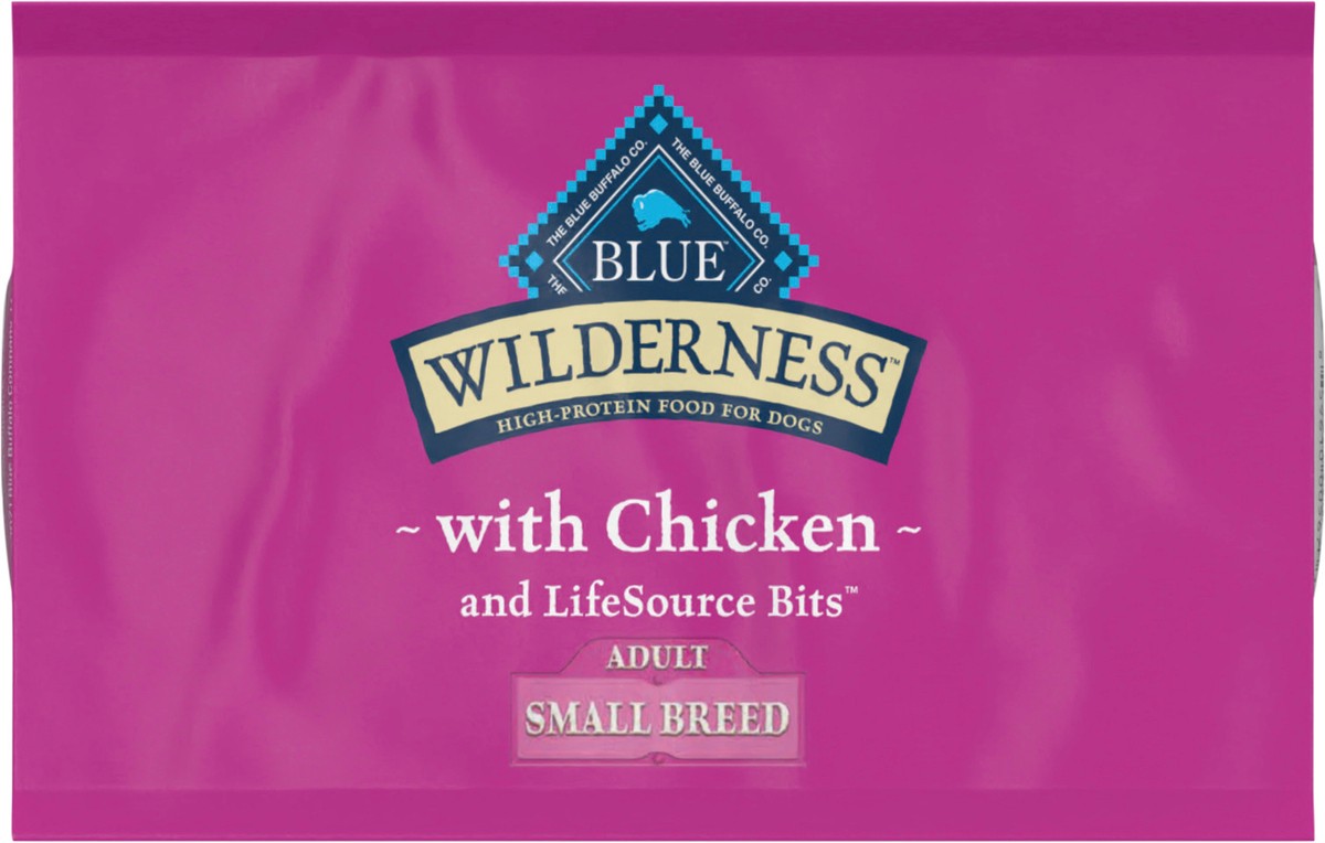 slide 4 of 13, Blue Buffalo Wilderness High Protein, Natural Adult Small Breed Dry Dog Food, Chicken 4.5-lb, 4.5 lb