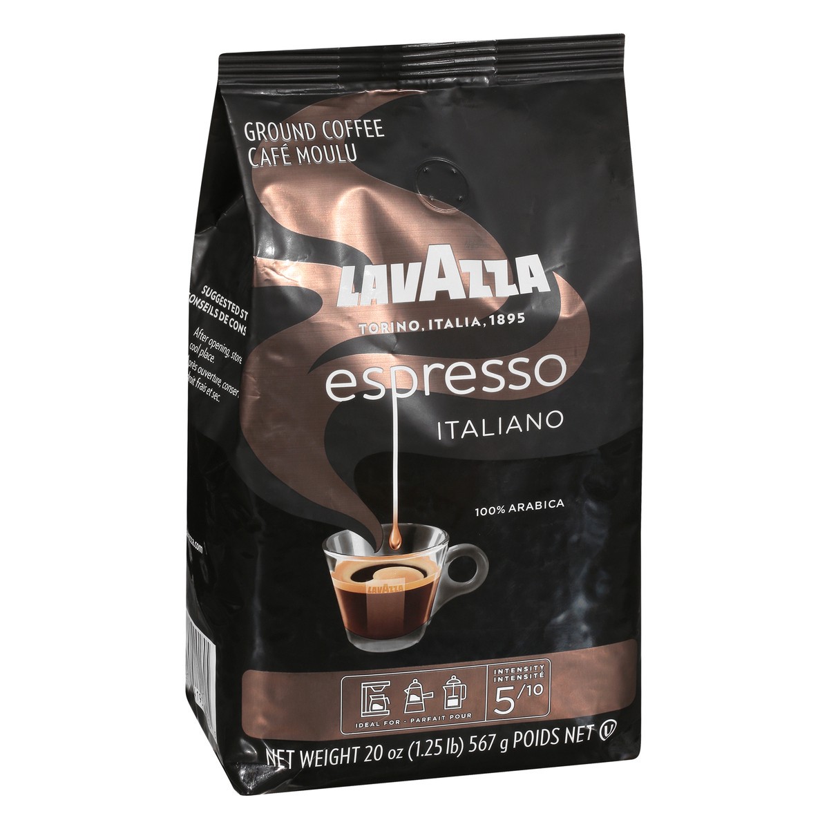 slide 2 of 9, Lavazza Medium Ground Espresso Italiano Coffee 20 oz, 20 oz