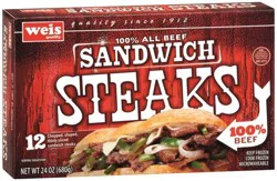 Weis Quality Frozen Sandwich Steaks