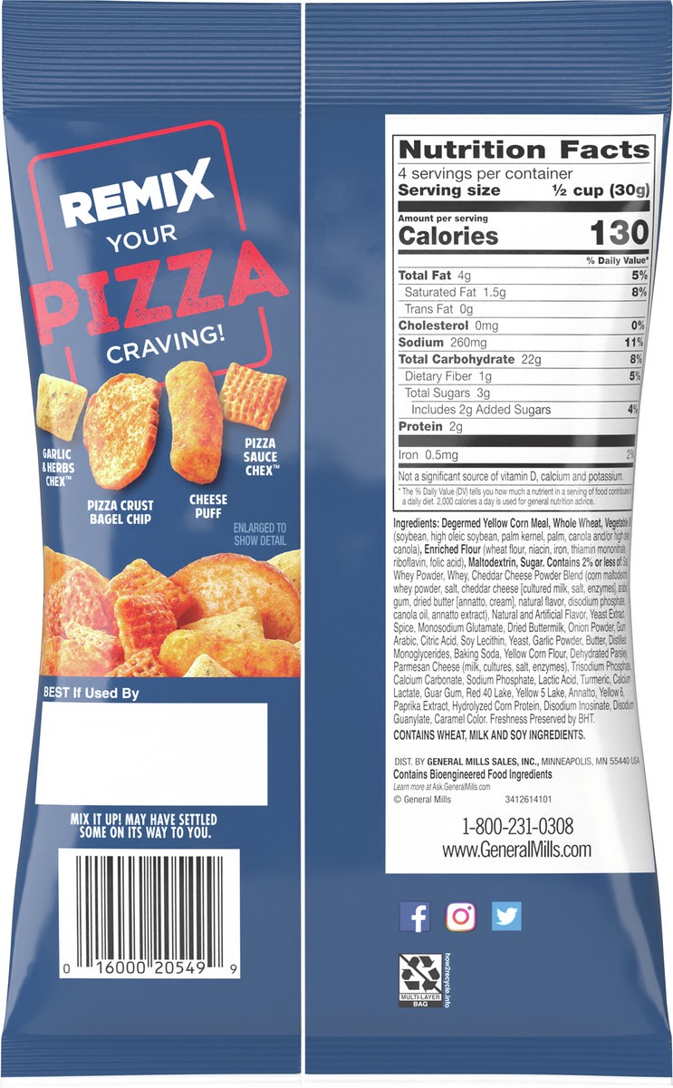 slide 5 of 13, Chex Mix Cheesy Pizza Snack Mix, 4.25 OZ, 4.25 oz