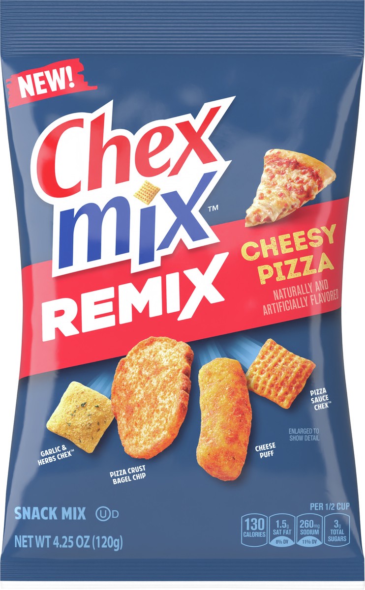 slide 9 of 13, Chex Mix Cheesy Pizza Snack Mix, 4.25 OZ, 4.25 oz