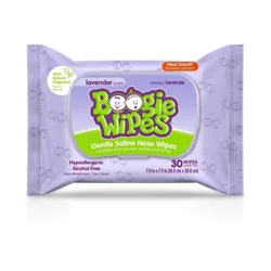 Boogie Wipes Lavender Scent Nose Wipes 30 ea