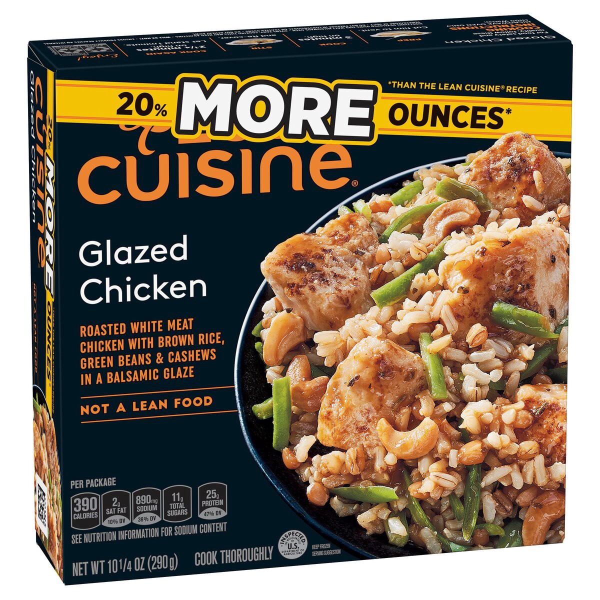 slide 8 of 8, Lean Cuisine Frozen Meal Glazed Chicken, Balance Bowls Microwave Meal, Frozen Chicken Dinner, Frozen Dinner for One, 10.25 oz