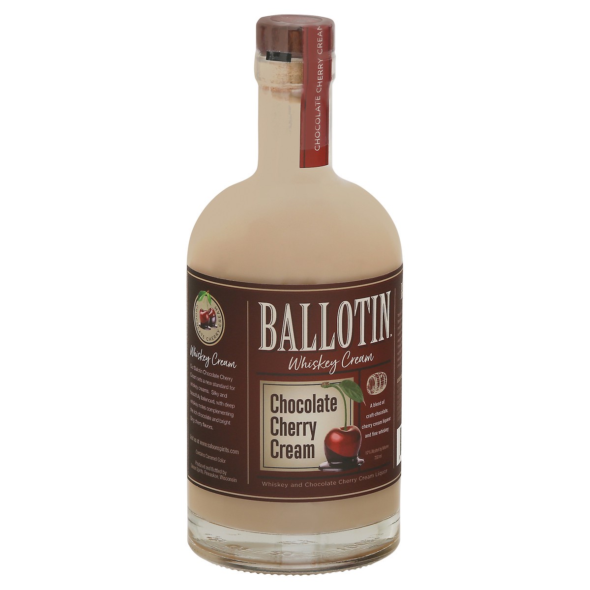 Ballotin Chocolate Cherry Cream Whiskey Cream 750 ml 750 ml | Shipt