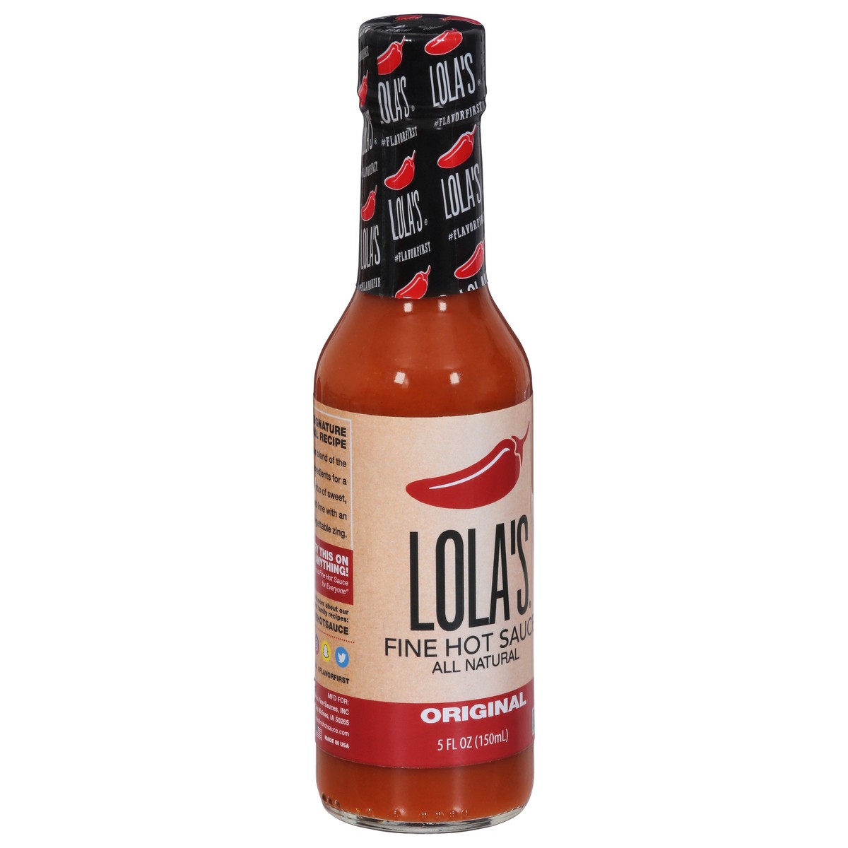 slide 8 of 9, Lola's Fine Original Hot Sauce 5 fl oz, 5 fl oz