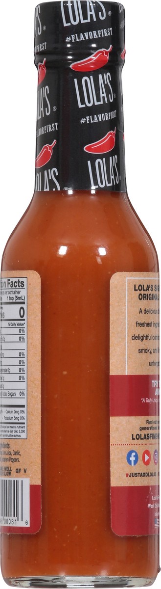 slide 6 of 9, Lola's Fine Original Hot Sauce 5 fl oz, 5 fl oz