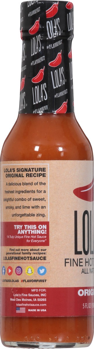 slide 5 of 9, Lola's Fine Original Hot Sauce 5 fl oz, 5 fl oz