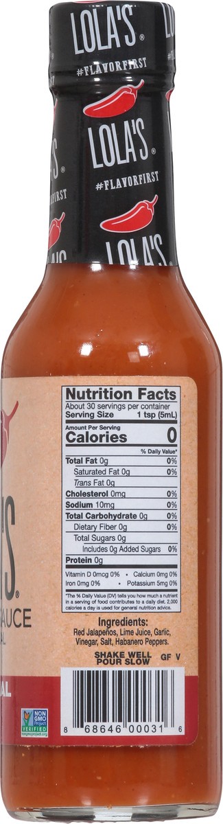 slide 7 of 9, Lola's Fine Original Hot Sauce 5 fl oz, 5 fl oz