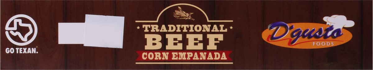 slide 9 of 9, D'gusto Foods Traditional Beef Corn Empanada 4 ea, 4 ct
