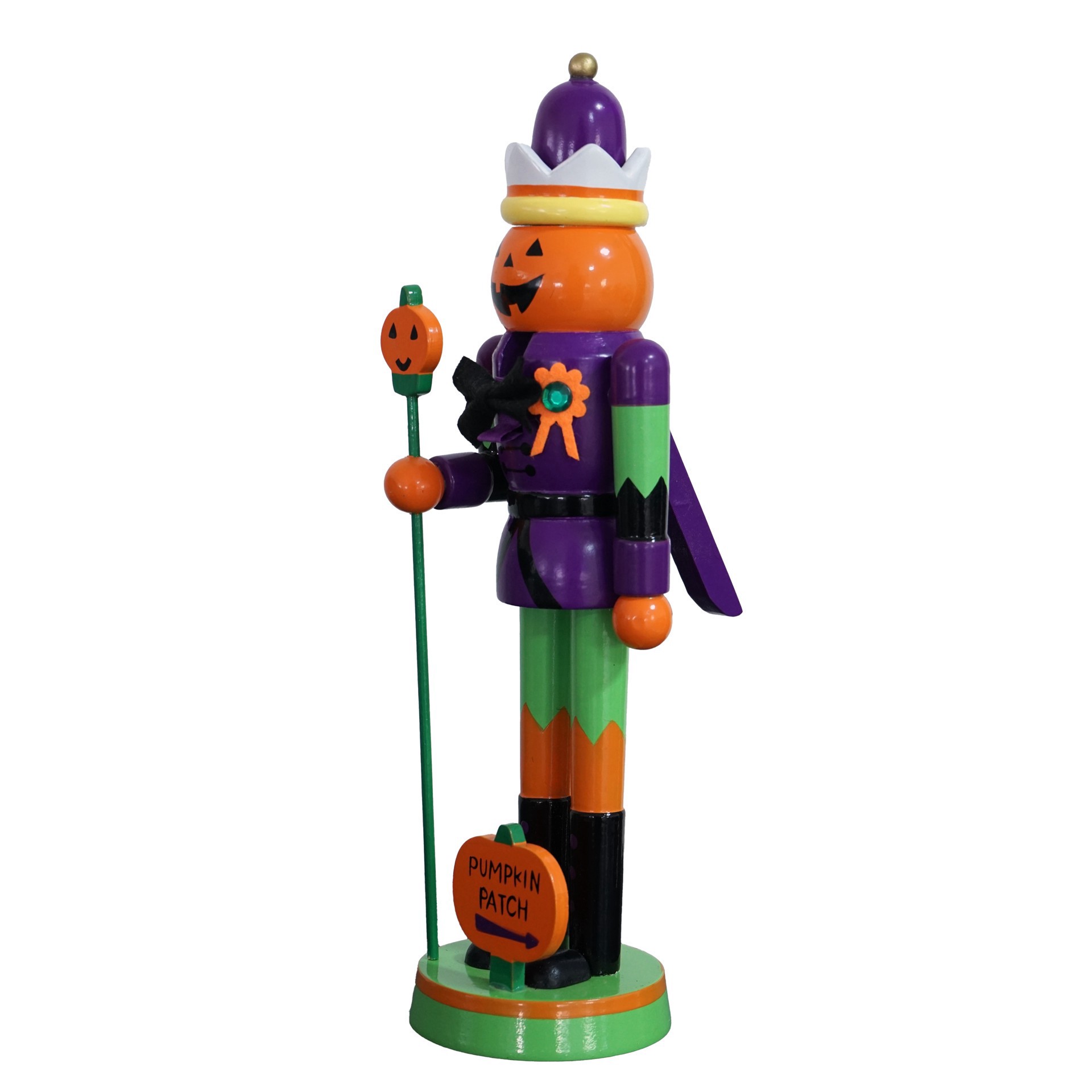 slide 2 of 2, 9.5" Pumpkin Nutcracker By Ashland, 9.5 in