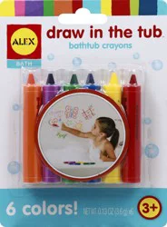 Alex Bathtub Crayons 6 ea