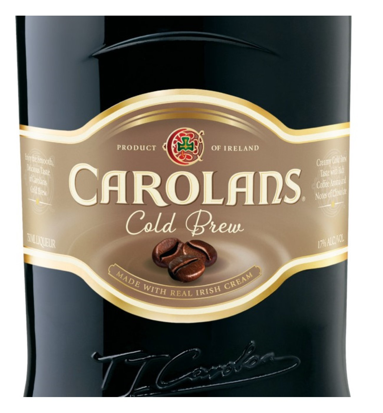 slide 2 of 3, Carolans Cold Brew Irish Cream, 750 ml