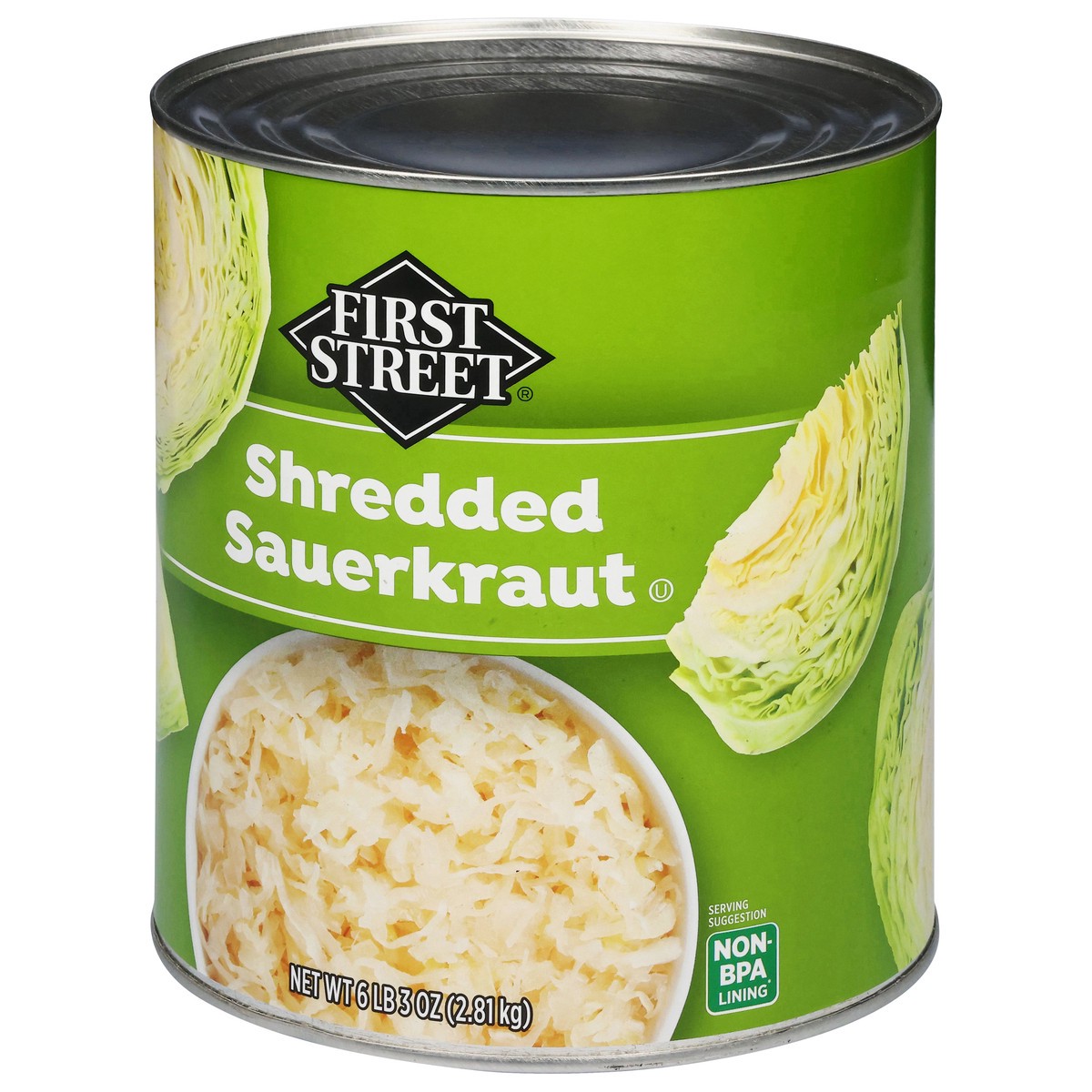 slide 2 of 4, First Street Long Shred Sauerkraut, 99 oz