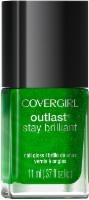 slide 1 of 1, Covergirl Outlast Stay Brilliant Nail Gloss - Emerald Blaze, 1 ct