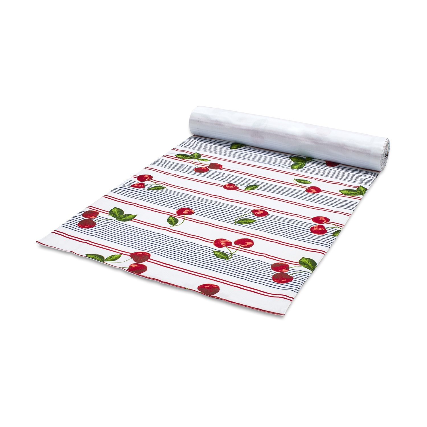 slide 1 of 1, Sur La Table Cherry Stripe Runner, 1 ct