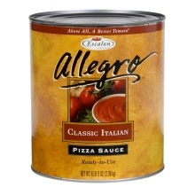 slide 1 of 1, Allegro Pizza Sauce, 105.33 oz