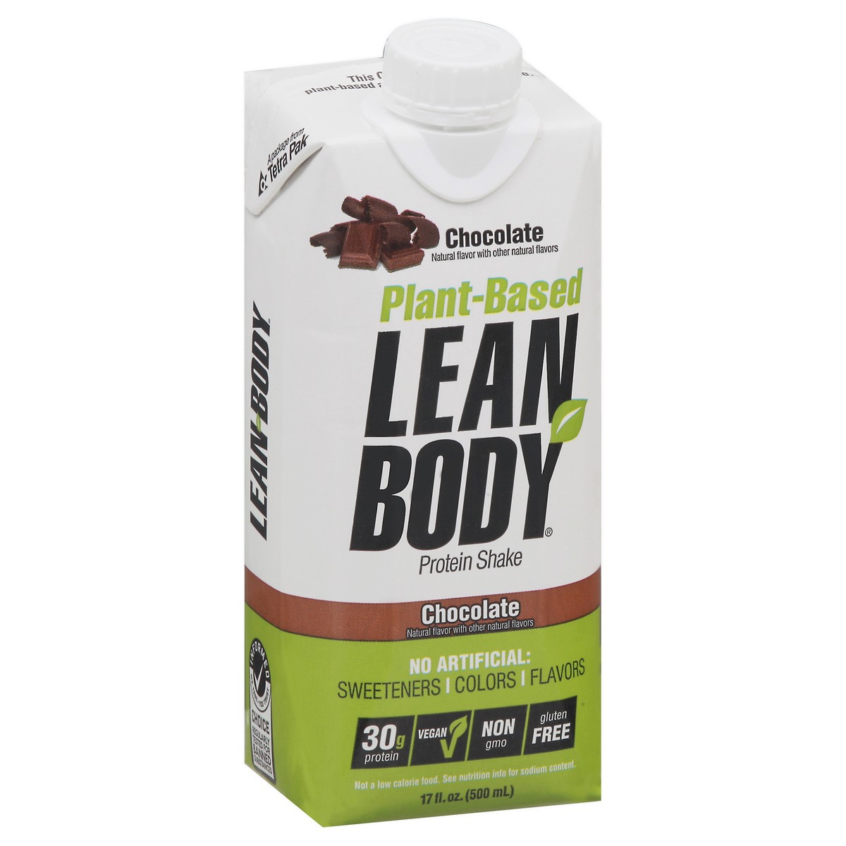 slide 2 of 9, Lean Body Plant-Based Chocolate Protein Shake 17 fl oz, 17 fl oz