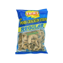 Brim's Regular Pork Cracklin Strips