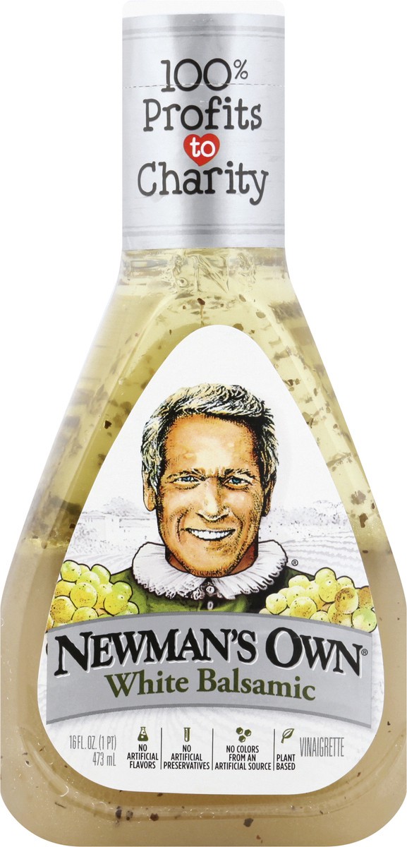 slide 6 of 9, Newman's Own White Balsamic Vinaigrette Dressing, 16 oz